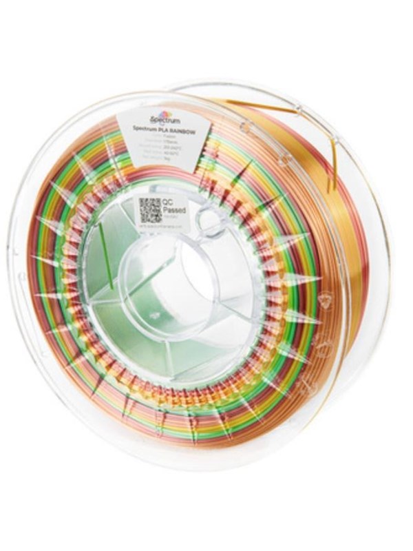 Spectrum 3D Filament / PLA SILK Rainbow / Fusion / â 1.75 mm / 1 kg